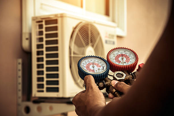 Professional Ac Installation technician working in Manson, NC
